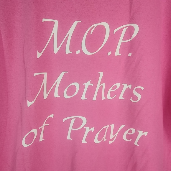 Mothers of Prayer XL Pink Tee Top Plus - Picture 2 of 3